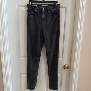 Levi’s 721 High Rise Skinny Black Jeans